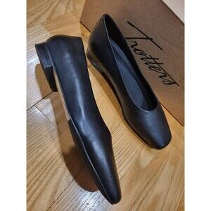 Trotters Honor Women's Loafer Flat Shoes Black Leather Size 5M New